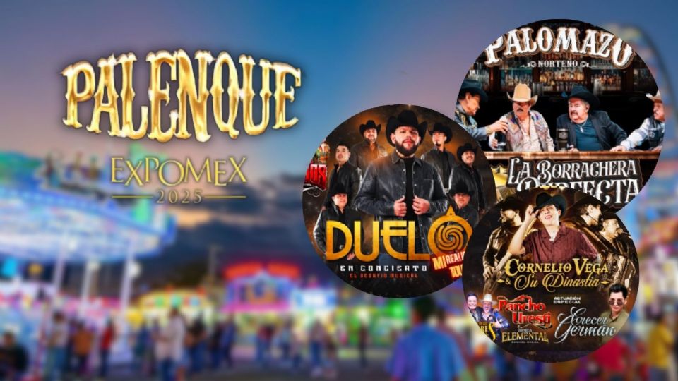 Cartelera de artistas para el Palenque y precios