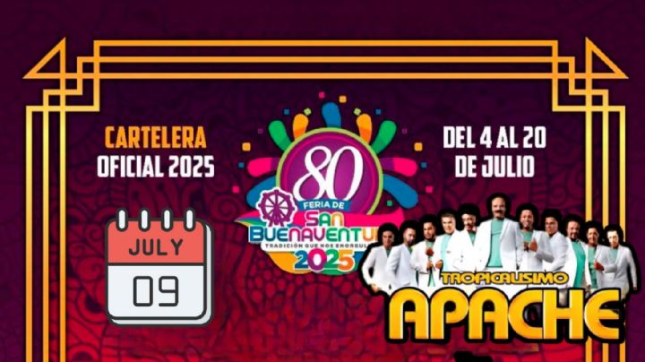 Feria San Buenaventura 2025: ¿Qué artistas darán concierto GRATIS hoy 9 de julio en Coahuila?