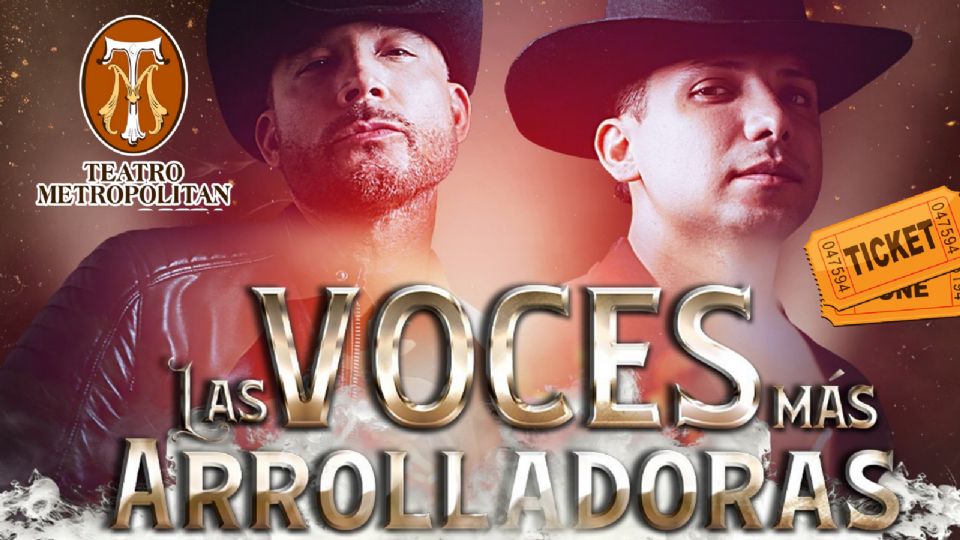 Germán Montero y Vincen Melendres llegan al Teatro Metropólitan con 'Las Voces Más Arrolladoras'