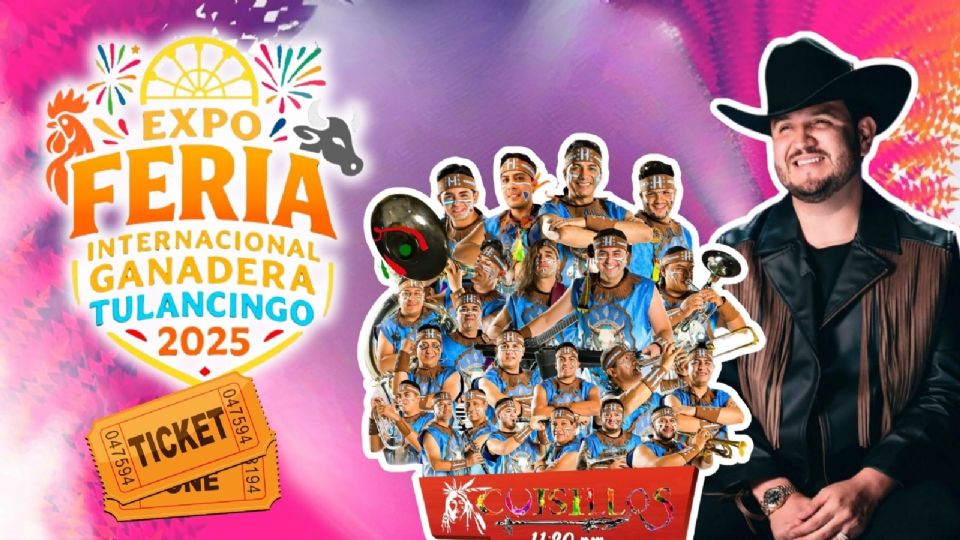 Estos son los artistas que se presentarán en la apertura de la Expo Feria Tulancingo 2025