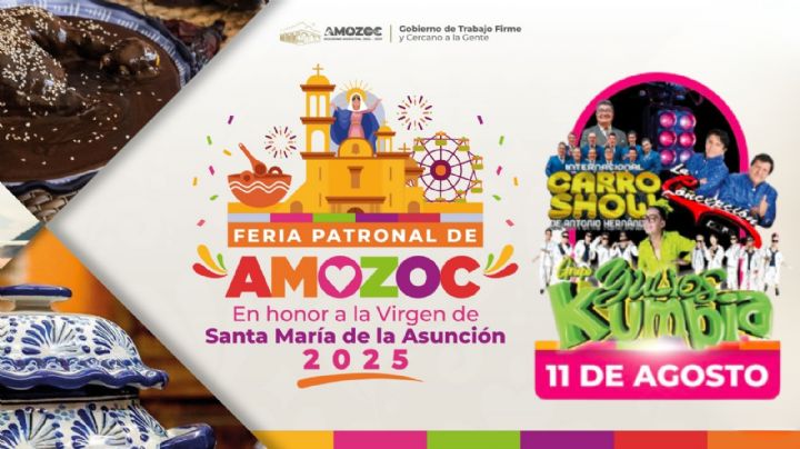 Feria Patronal de Amozoc Puebla 2025: Cartelera de artistas que darán concierto HOY 11 de agosto