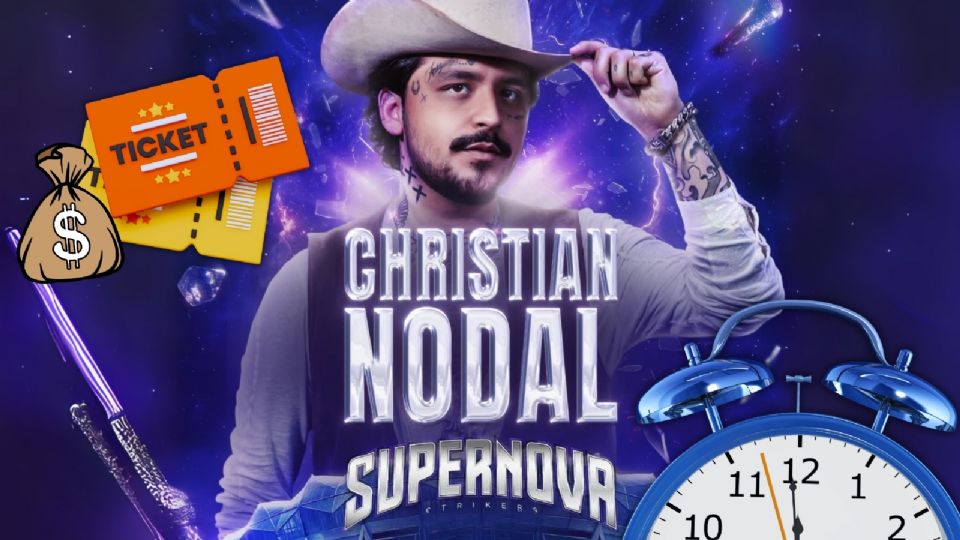 Christian Nodal como artista invitado en el Supernova Strikers 2025