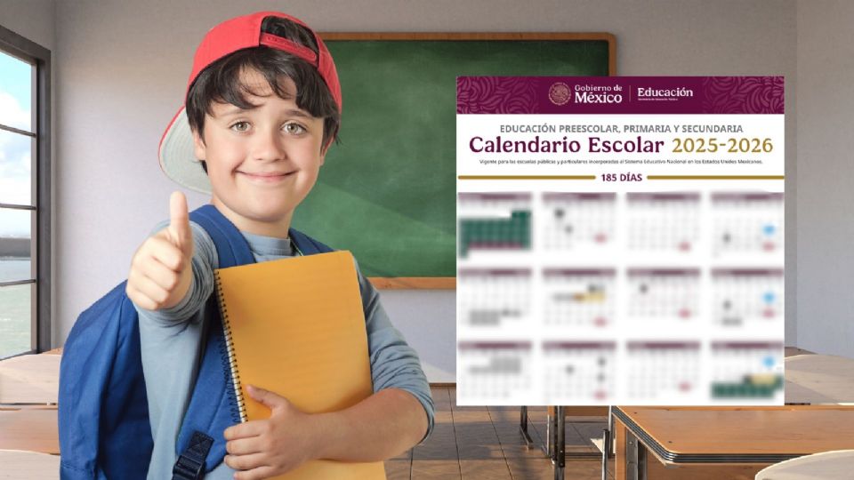 Calendario Oficial SEP Ciclo Escolar 2025-2026.
