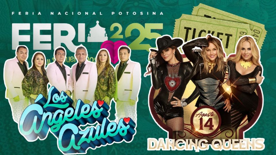 Estos son los artistas que se presentarán HOY en la Feria Nacional Potosina 2025