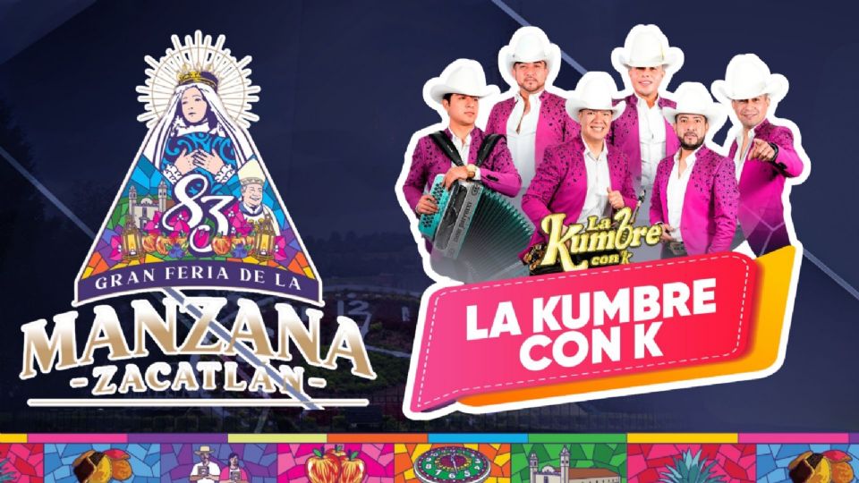 La Kumbre con K se presentará HOY en la Feria de la Manzana Zacatlán 2025