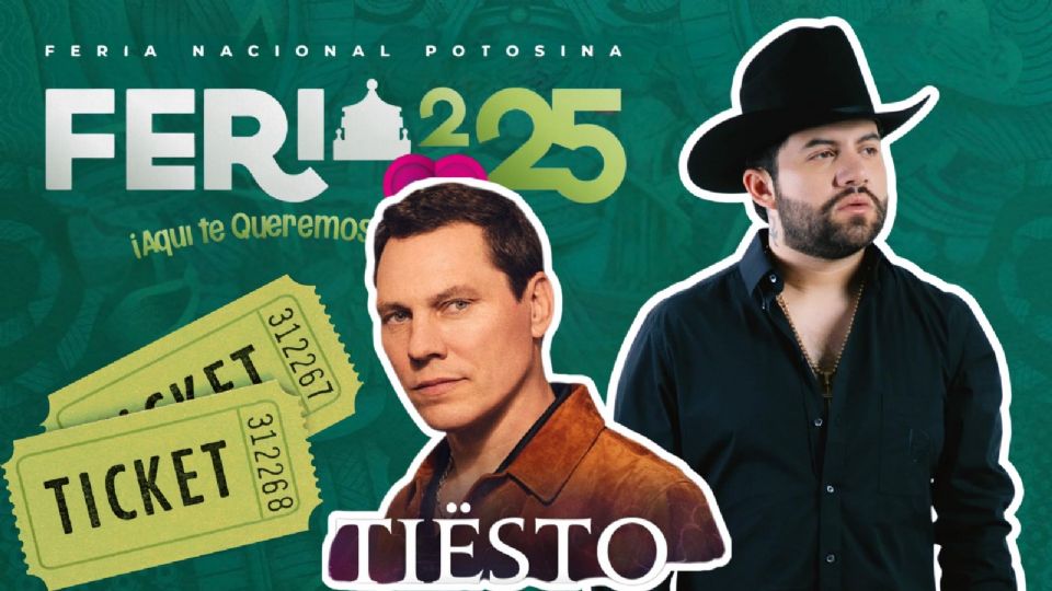 Estos son los artistas que se presentarán HOY en la Feria Nacional Potosina 2025
