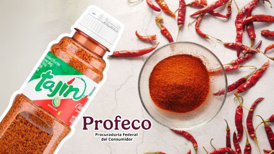 Profeco advierte sobre el consumo de Tajín.