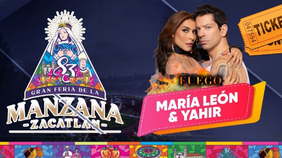 María León y Yahir se presentarán HOY en la Feria de la Manzana Zacatlán 2025