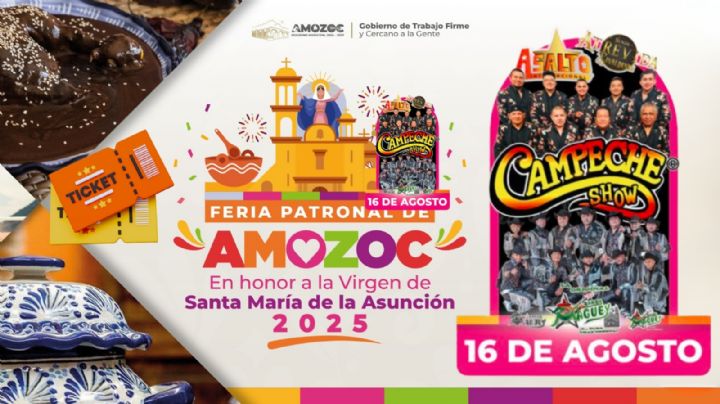 Feria Patronal de Amozoc Puebla 2025: Cartelera de artistas que darán concierto HOY 16 de agosto