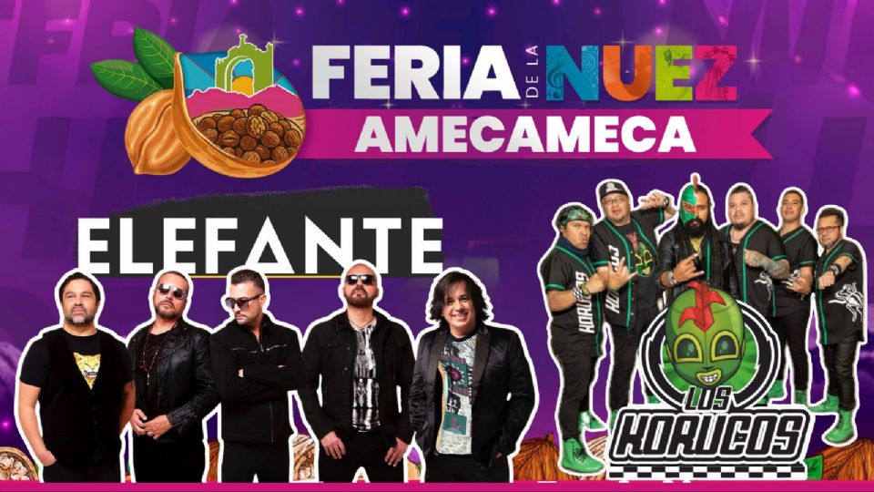 Estos son los artistas que se presentarán en el cierre de la Feria de la Nuez Amecameca 2025