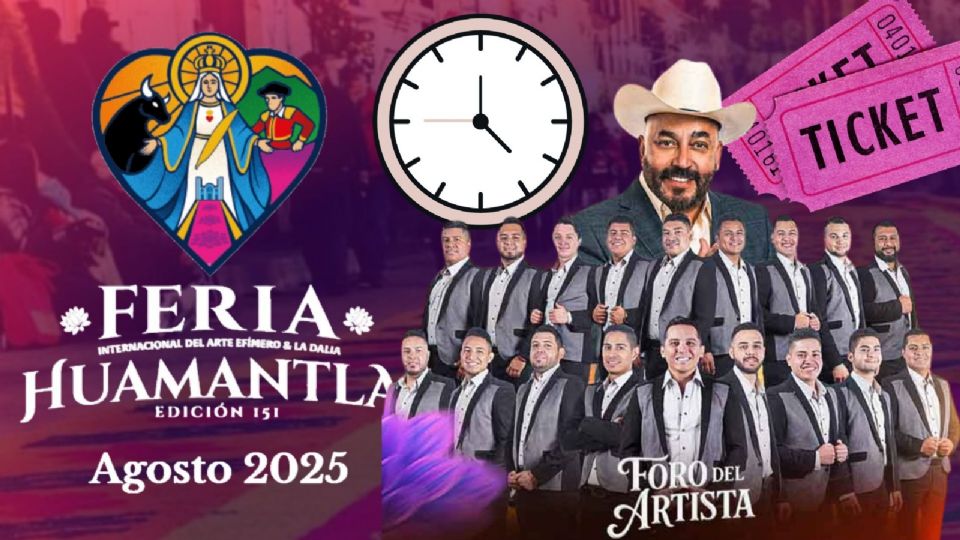 Estos son los artistas que se presentarán HOY en la Feria Huamantla 2025.