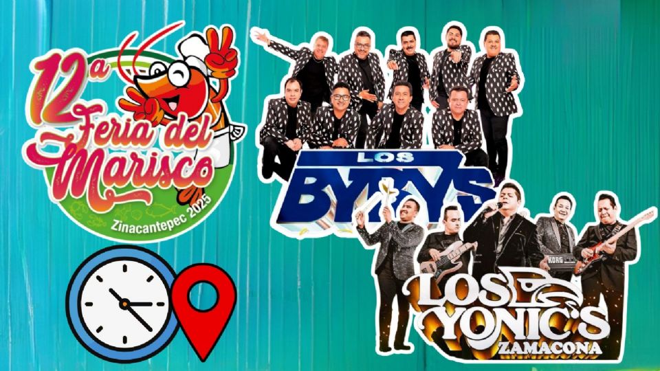 Estos son los artistas que se presentarán HOY en la Feria del Marisco Zinacantepec 2025