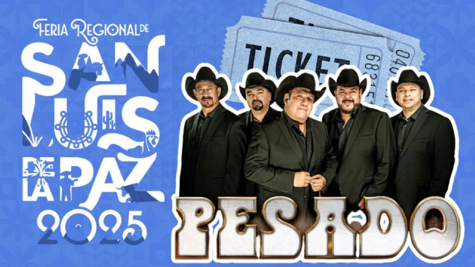 Grupo Pesado se presentará HOY en la Feria San Luis de la Paz 2025.