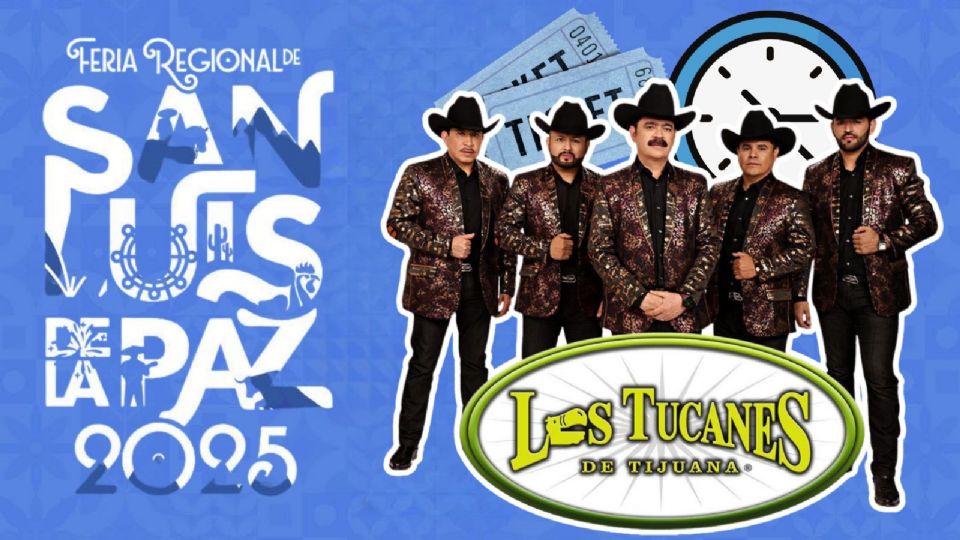 Los Tucanes de Tijuana se presentarán HOY e la Feria San Luis de al Paz 2025