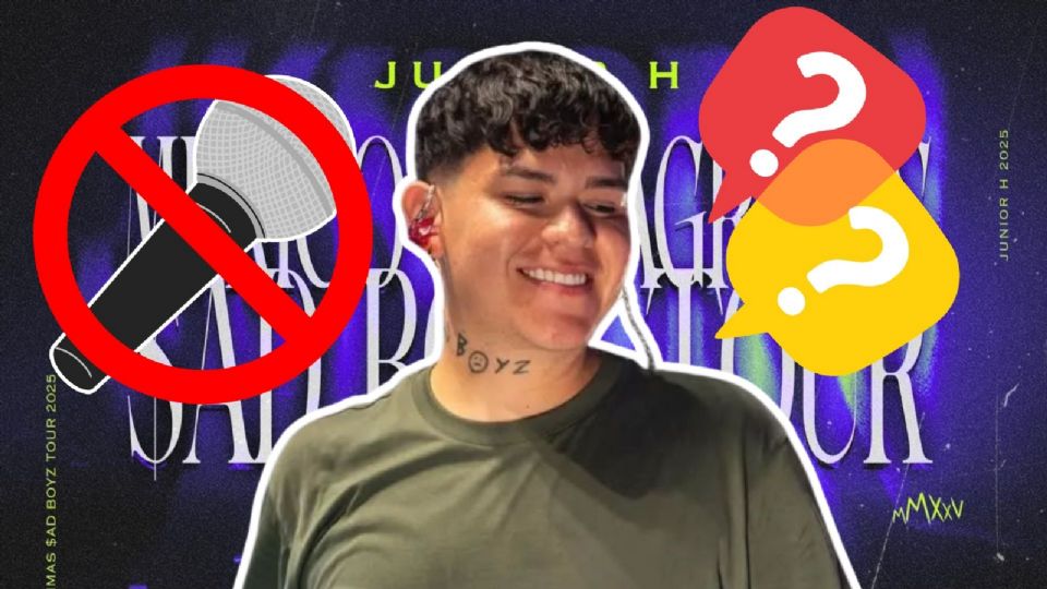Junior H revela qué pasará en su concierto en CDMX.