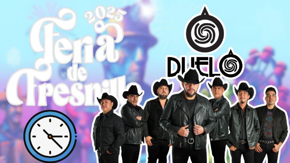 Grupo Duelo se presentará HOY en la Feria Nacional de Fresnillo 2025
