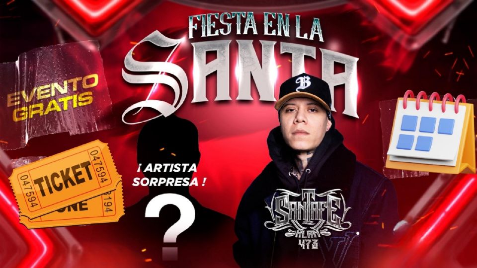Santa Fe Klan anuncia baile gratis en su barrio de Santa Fe en Guanajuato