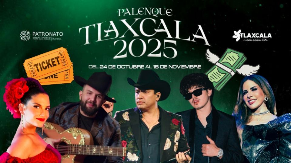 Precios de los boletos para los conciertos del Palenque Tlaxcala 2025