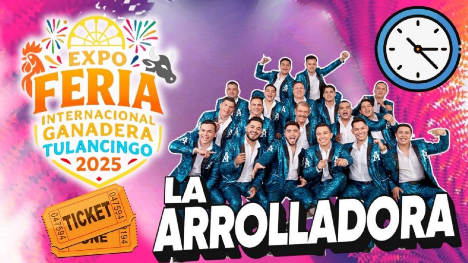 La Arrolladora se presentará HOY en la Expo Feria Tulancingo 2025