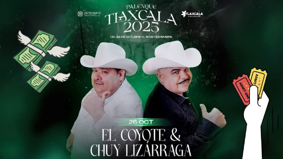 ¿Cuánto cuesta el concierto de Capibaras Tour en el Palenque Tlaxcala 2025?