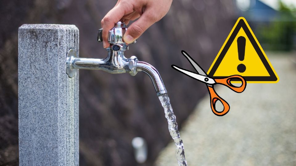 Cortes de agua en la Ciudad de México para este mes de agosto 2025