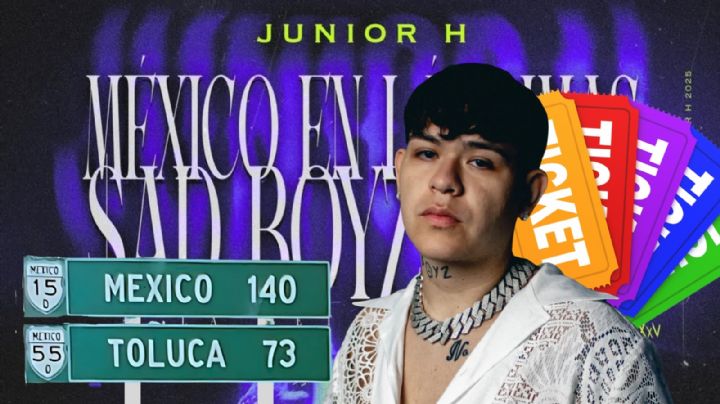 Junior H en el EDOMEX 2025: Precio de los boletos por zona para su concierto en el Estadio de Béisbol Toluca 80
