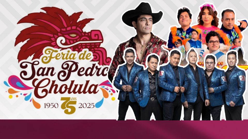 Artistas que se presentarán HOY en la Feria San Pedro Cholula 2025
