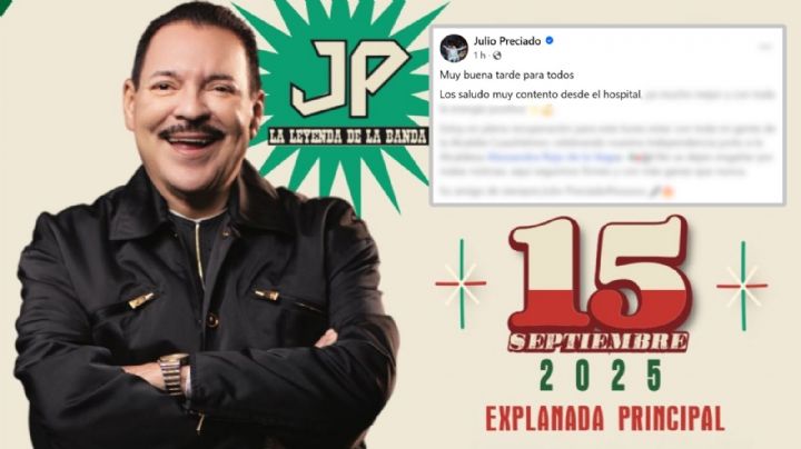 Grito de Independencia Alcaldía Cuauhtémoc 2025: ¿Qué pasará con el concierto de Julio Preciado tras haber sido hospitalizado de emergencia?