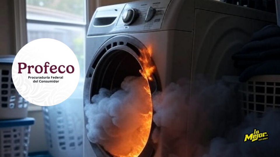 Profeco alerta a los consumidores por riesgo de incendio en secadoras de tres marcas populares.
