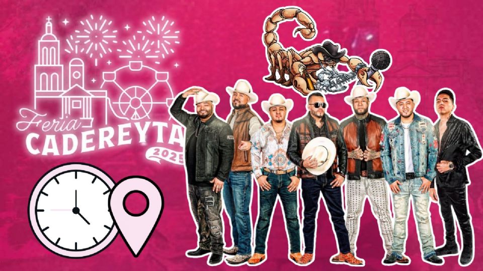 Alacranes Musical se presentará HOY en la Feria Cadereyta 2025.