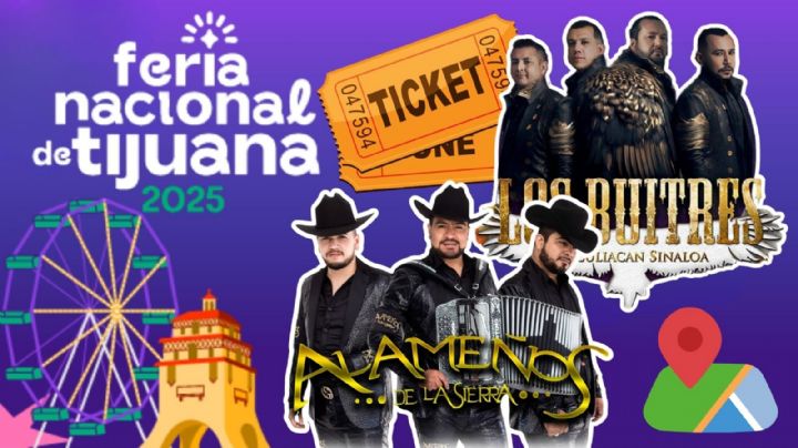 Feria Nacional de Tijuana 2025: Cartelera de artistas que darán concierto HOY 12 de septiembre en el Teatro del Pueblo y el Palenque