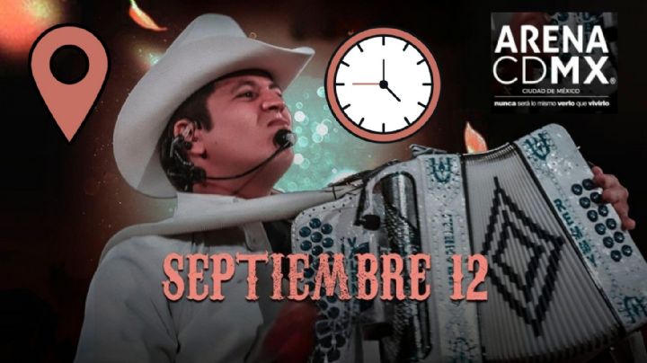 Remmy Valenzuela en la Arena CDMX 2025: ¿A qué hora empieza el concierto HOY 12 de septiembre y cómo llegar?