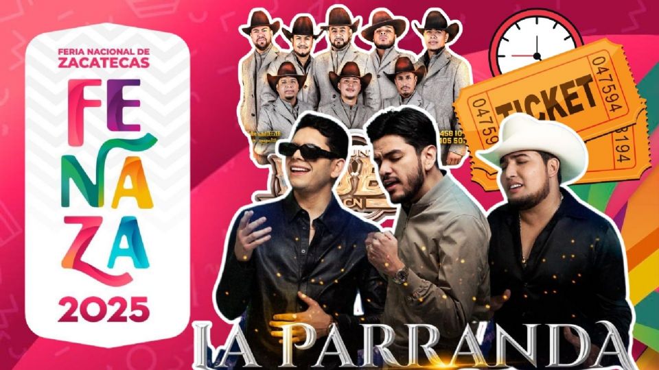 Estos son los artistas que se presentarán HOY en la Feria Nacional de Zacatecas 2025.