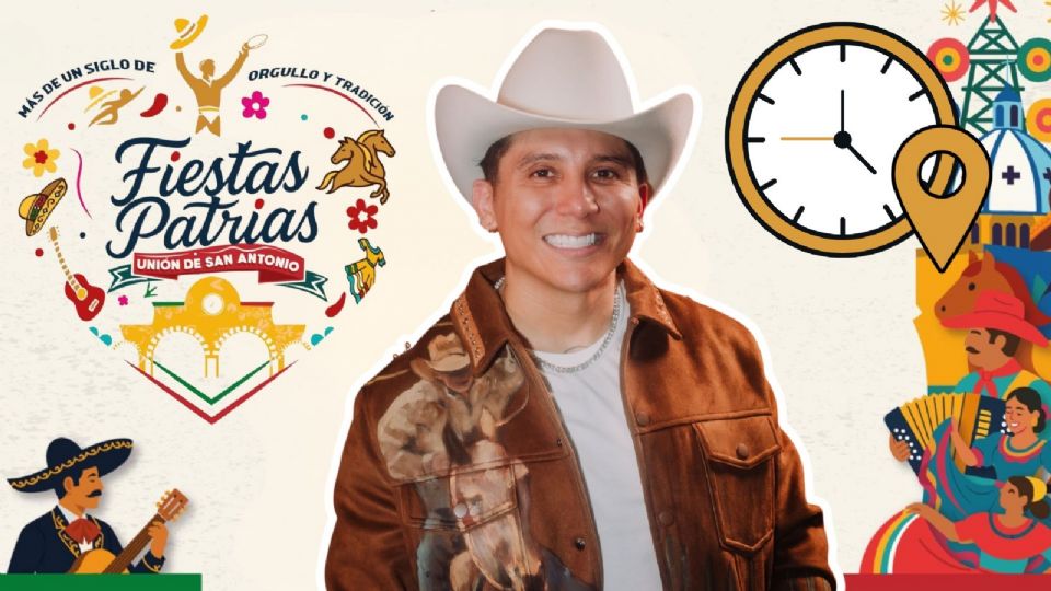 Edwin Luna y La Trakalosa de Monterrey se presentarán HOY en las Fiestas Patrias Unión de San Antonio 2025.