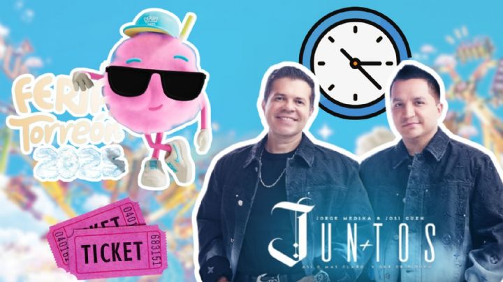 Feria de Torreón 2025: ¿A qué hora empieza el concierto de Jorge Medina y Josi Cuen HOY 13 de septiembre?