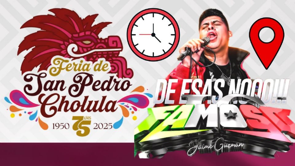 Sonido Famoso se presentará HOY en la Feria San Pedro Cholula 2025