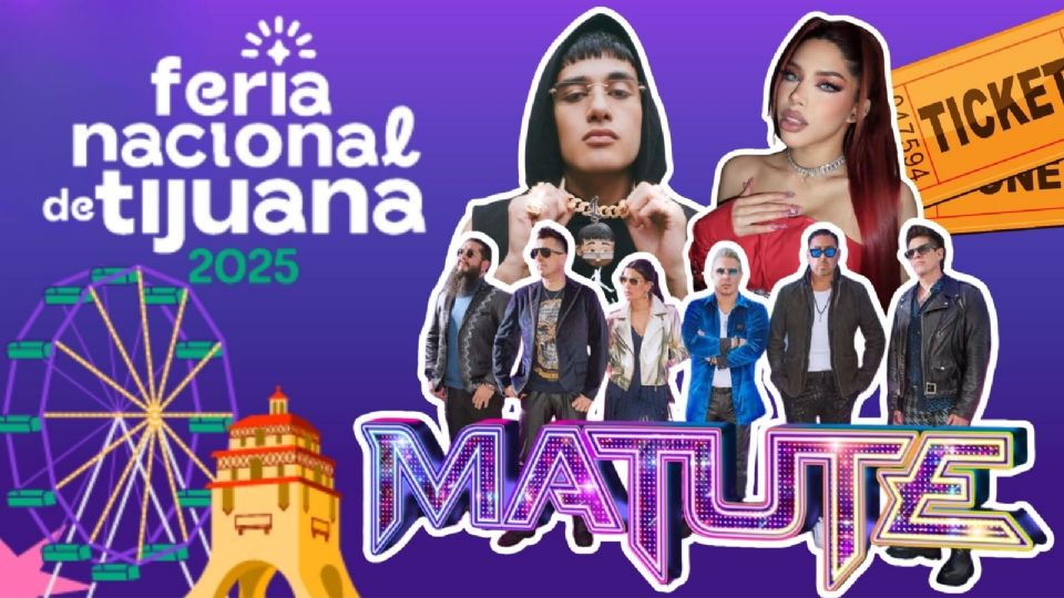 Artistas que se presentarán HOY en la Feria Nacional de Tijuana 2025