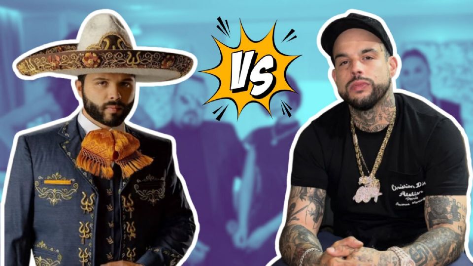 Pleito entre Emiliano y Leonardo Aguilar.