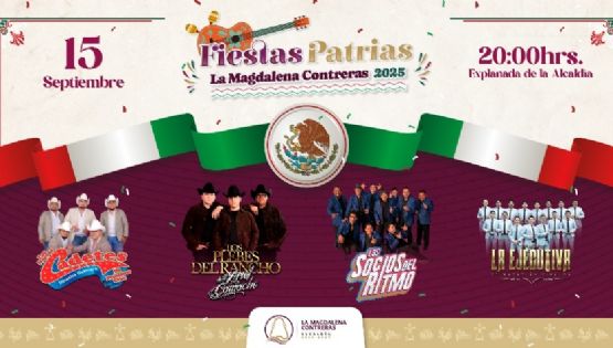 Este 15 de septiembre se va a armar la fiesta mexicana en la Magdalena Contreras