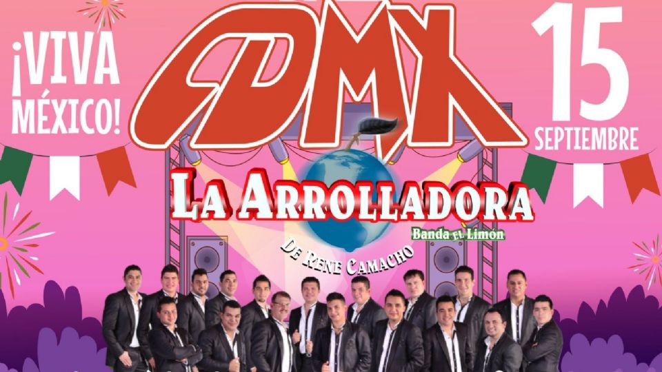 ¿A qué hora empieza el concierto de La Arrolladora en el Zócalo CDMX 2025?