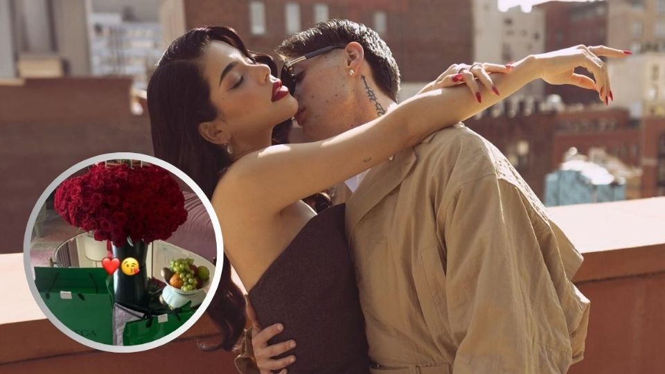 Estos fueron los lujosos regalos que le dio Peso Pluma a Kenia Os para demostrarle su amor