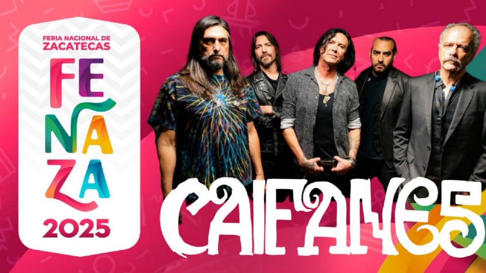 Caifanes se presentará HOY en la Feria Nacional de Zacatecas 2025