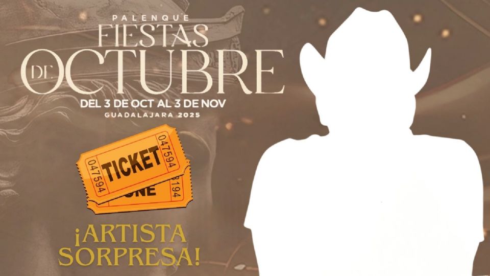 Tercer artista sorpresa del Palenque Fiestas de Octubre 2025.