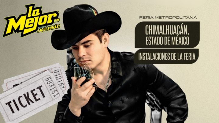 Alfredo Olivas en la FEMECHI 2025: ¿Cómo ganar boletos GRATIS, cortesía de La Mejor FM, para el concierto en el EDOMEX?