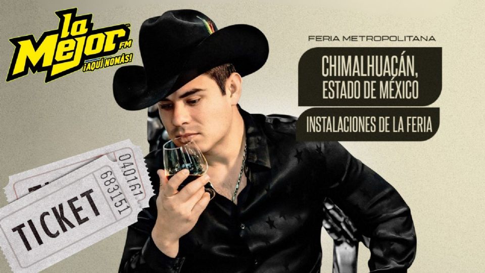La Mejor FM regala boletos para el concierto de Alfredo Olivas en la FEMECHI 2025