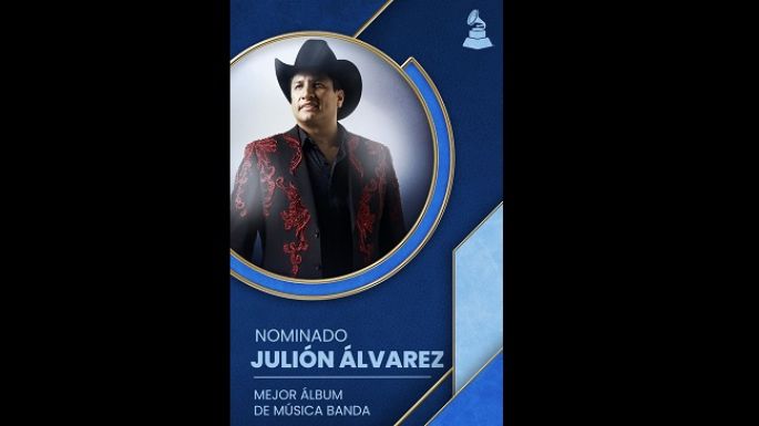 Con su reciente álbum, Julión Álvarez obtiene nominación en el Latin Grammy