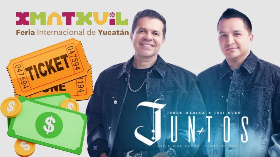 Jorge Medina y Josi Cuen se presentarán en la Feria Xmatkuil Yucatán 2025