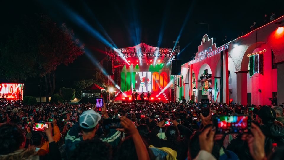 La explanada de la Magdalena Contreras vibró al ritmo de la fiesta patria.