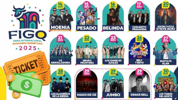 Feria Internacional Ganadera Querétaro 2025: Lista completa de precios por artista para las Terrazas VIP del Teatro del Pueblo
