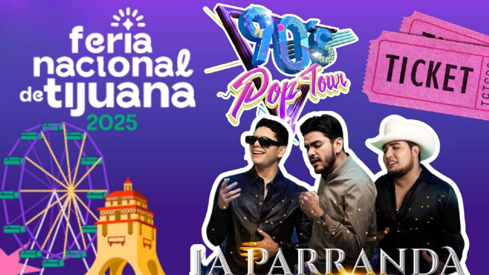 Artistas que se presentarán HOY en la Feria Nacional de Tijuana 2025